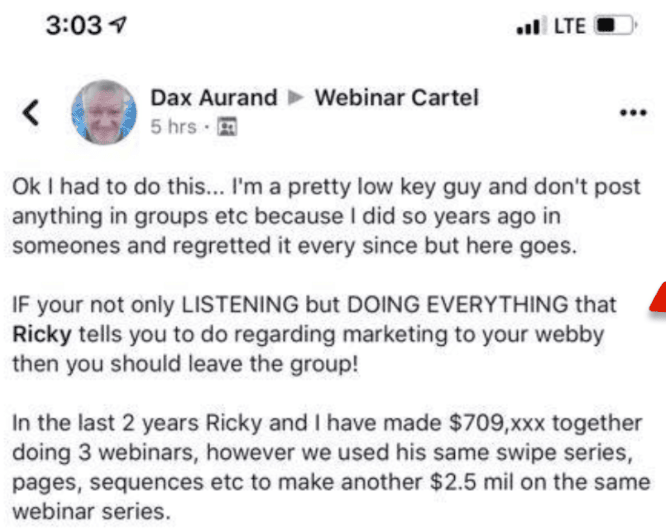 Webinar account revenue proof 3